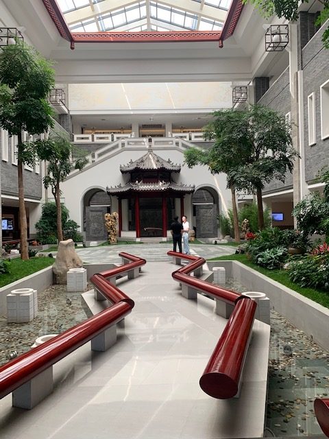 A museum we went to. There was a lot of Chinese traditional architecture there.