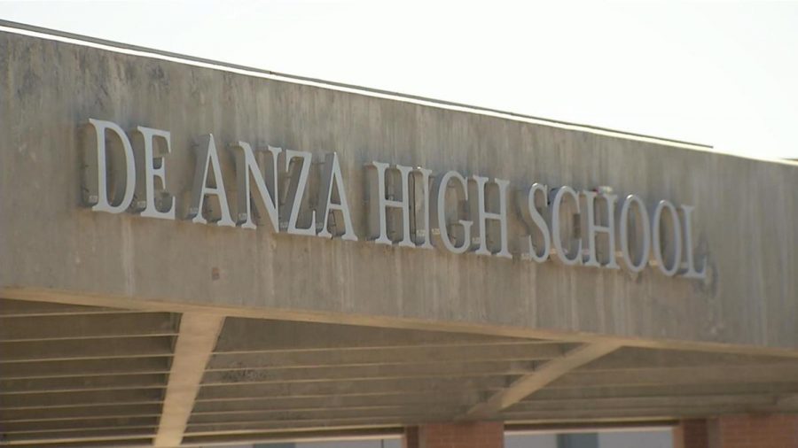 De Anza High School, the scene of the tragic incident..