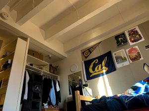 A student's dorm at UCBerkeley where I slept at for the weekend.