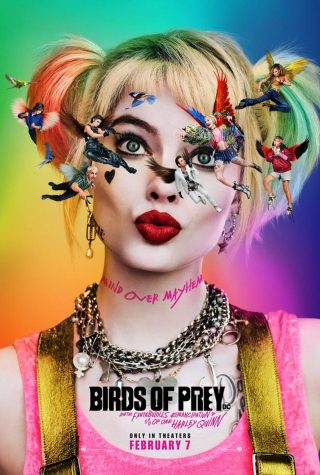 Harley Quinn on the cover of birds of prey