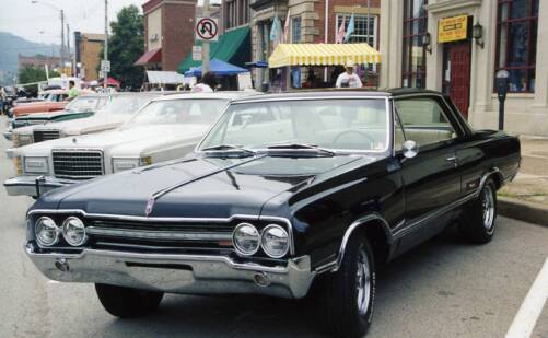 The 1965 Oldsmobile Cutlass F-85 coupe. 