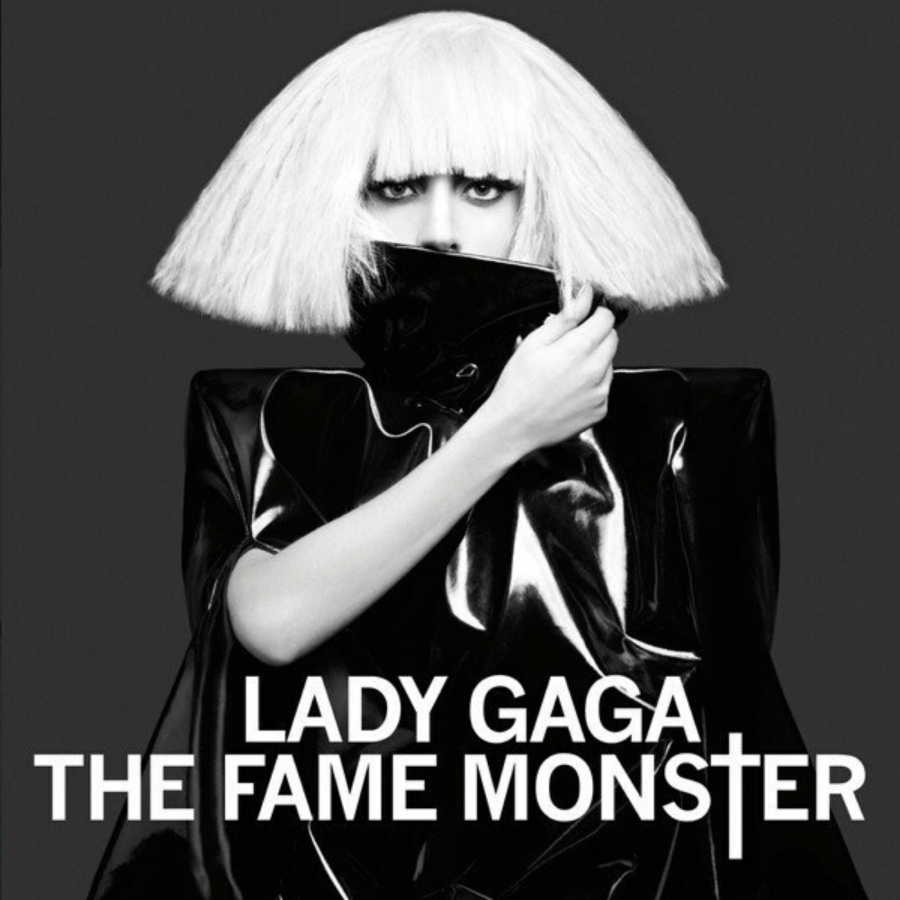 The deluxe edition cover of Lady Gaga’s debut extended play, ‘The Fame Monster’.